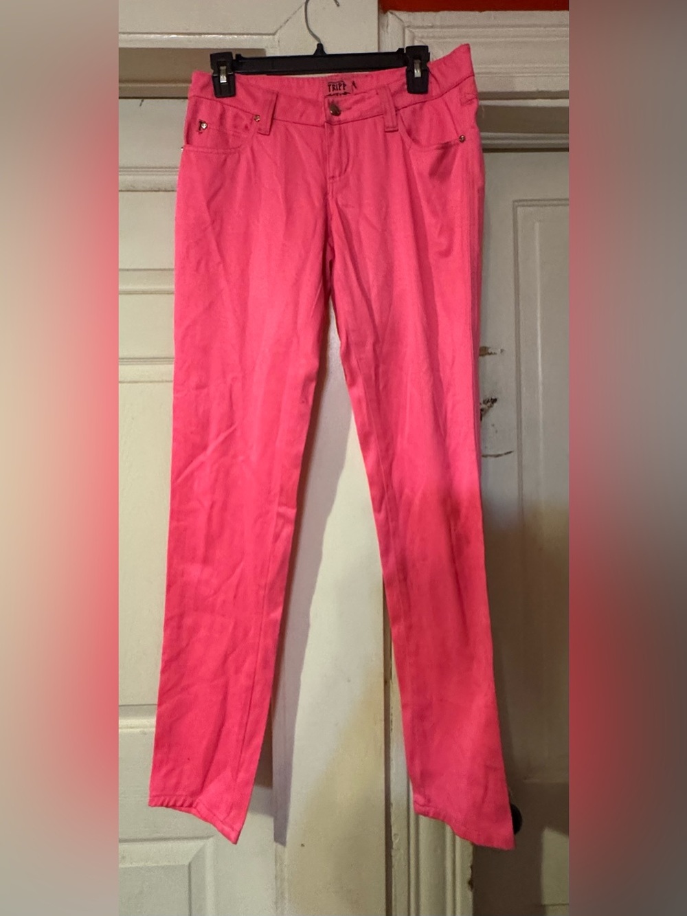 Tripp NYC neon pink jeans 9 punk club